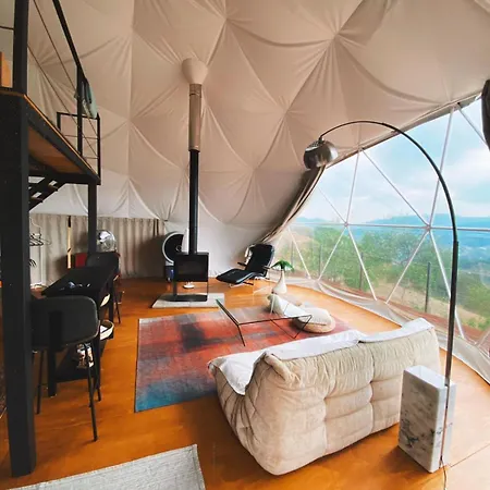 Glamping Geodesic Dome In Secluded Eco Retreat Luksustelt